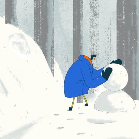 Snow Winter GIF by Emory Allen