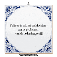 Humor Reflectie Sticker by Tegelspreuken.nl