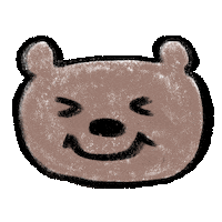 Happy Bear Sticker