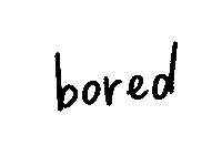 glodoodles mood like black bored Sticker