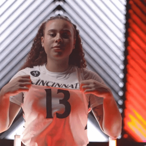 Womens Basketball Reaction GIF by Cincinnati Bearcats