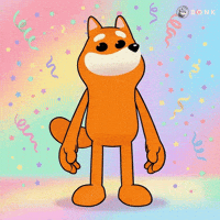 Pastel Gradient Energetic Dance GIF by BONK