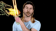 becausescience game of thrones nerdist swords kyle hill GIF