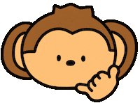 Monkey Sticker