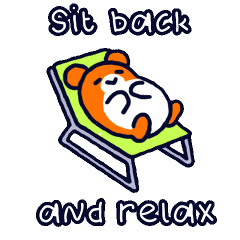 Lay Down Do Nothing Sticker