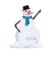 Christmas Snowman Sticker by EHS Communications