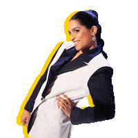 Happy Hand On Hip Sticker by Lilly Singh