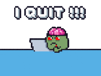 Frustrated Pixel Art Sticker by Potatozzz by 9GAG