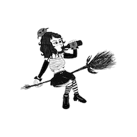 Drunk Girl Sticker