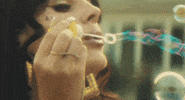Lana Del Rey Bubbles GIF