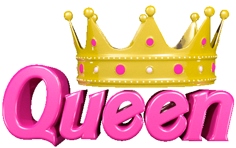 Pink Queen Sticker by tlorever21