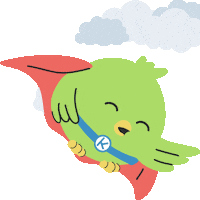 Bird Flying Sticker by KeaBabies