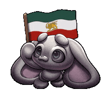 Rabbit Iran Sticker