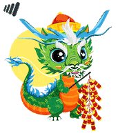 Happy Dragon Sticker by ManpowerGroup Singapore