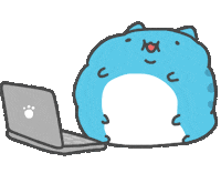 Cat Working Sticker by Capoo