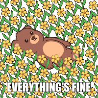 Relaxed Teddy Bear Sticker by BEARISH