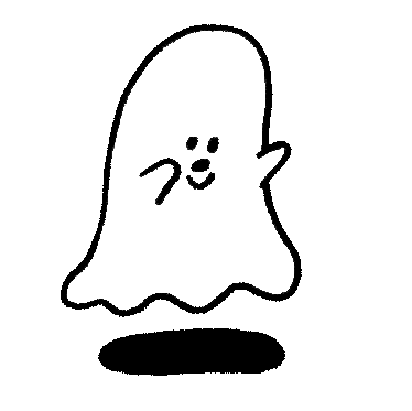 Ghost Boo Sticker