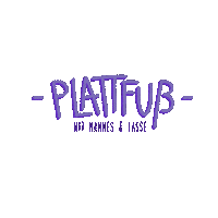 PlattfussPodcast run running bike podcast Sticker