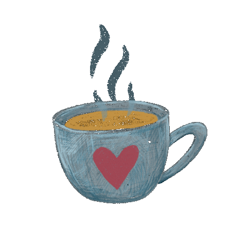 Darianrty giphyupload heart coffee good morning Sticker