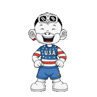 American Flag Usa Sticker by Zhot Shop