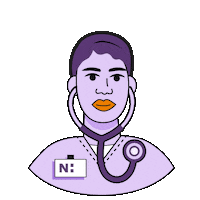 Woman Doctor Sticker by Novant Health