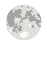 Full Moon Sticker by NHM Wien