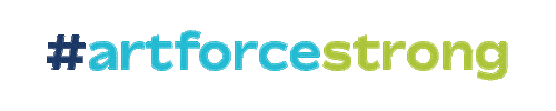 Art Force Strong Sticker by ArtForce Iowa