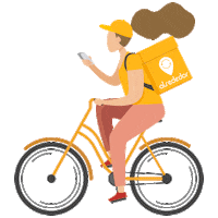 delivery alrededor alrededorapp Sticker