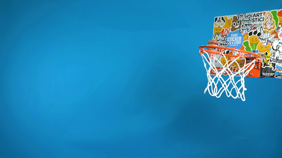 Basketball Mind Blown GIF by StickerGiant