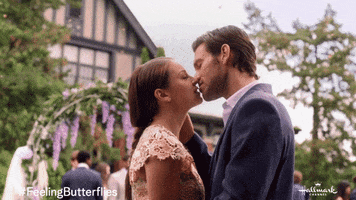 Kevin Mcgarry Kiss GIF by Hallmark Channel