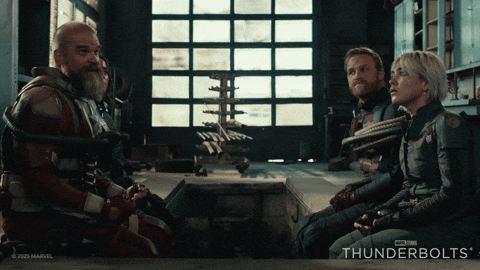Thunderbolts Laughing GIF by Marvel Studios
