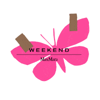 WeekendMaxMara fashion butterfly butterflies ss21 Sticker