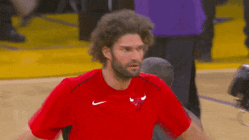 chicago bulls stretch GIF by NBA
