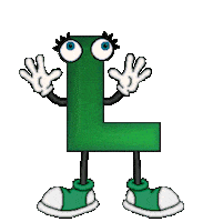L Sticker