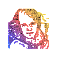 Pink Orange Sticker by Chris TDL