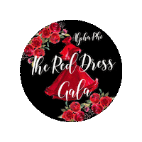 Red Dress Aphi Sticker by Alpha Phi UBC