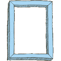 Doodle Frame Sticker by Dana israeli