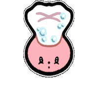 Jump Teeth Sticker