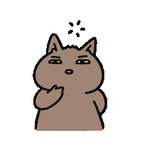Cats Seriously Sticker by Cat and Cat Comics