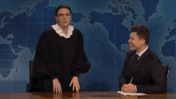 ruth bader ginsburg dance GIF by Saturday Night Live