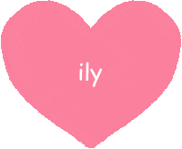 I Love You Ily Sticker