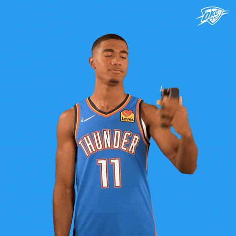 Oklahoma City Selfie GIF by OKC Thunder