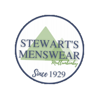 SueStewarts logo clothing menswear stewarts menswear Sticker