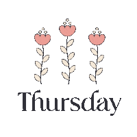 Happy Thursday Sticker by Unerwartet Design
