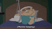 eric cartman bed GIF by South Park 