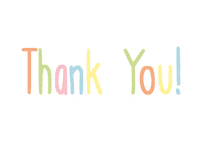 MsSlow rainbow text thank you thanks Sticker