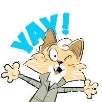 Excited Theunderdogs Sticker