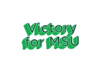 msu go green Sticker by Michigan State University