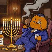 Hanukkah Dreidel GIF by Kanpai Pandas