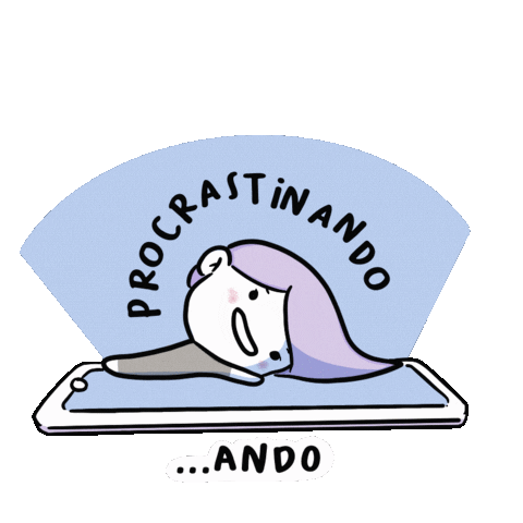 Procrastinating Sticker